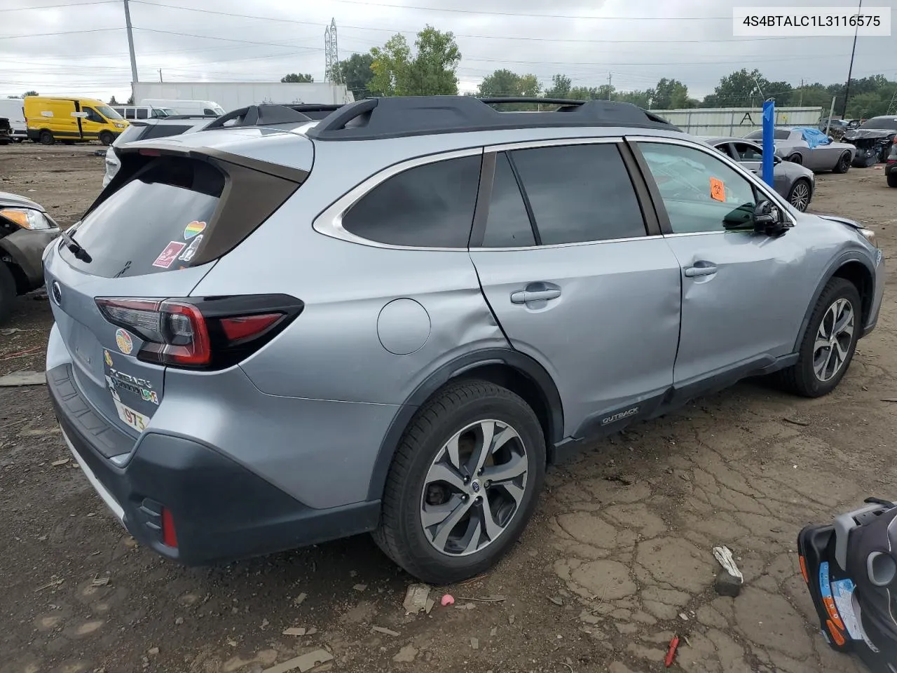 2020 Subaru Outback Limited VIN: 4S4BTALC1L3116575 Lot: 68839694