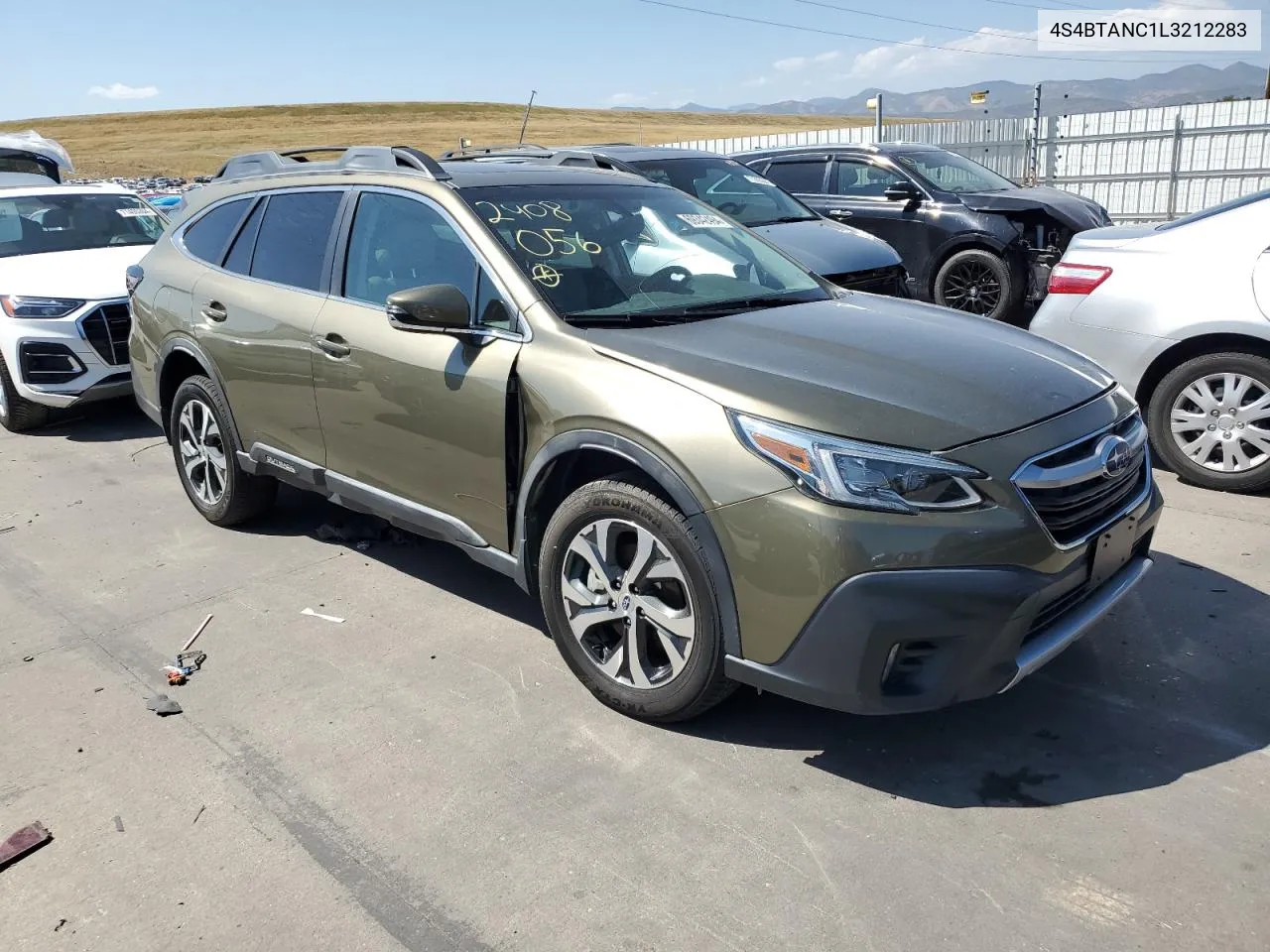 2020 Subaru Outback Limited VIN: 4S4BTANC1L3212283 Lot: 69342494