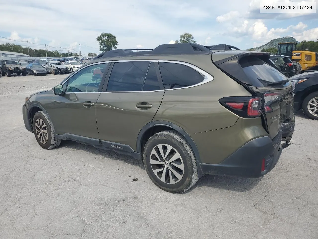 2020 Subaru Outback Premium VIN: 4S4BTACC4L3107434 Lot: 70335004