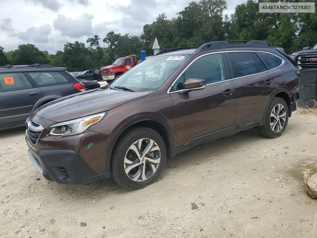 2020 Subaru Outback Limited VIN: 4S4BTANC1L3219301 Lot: 70381794