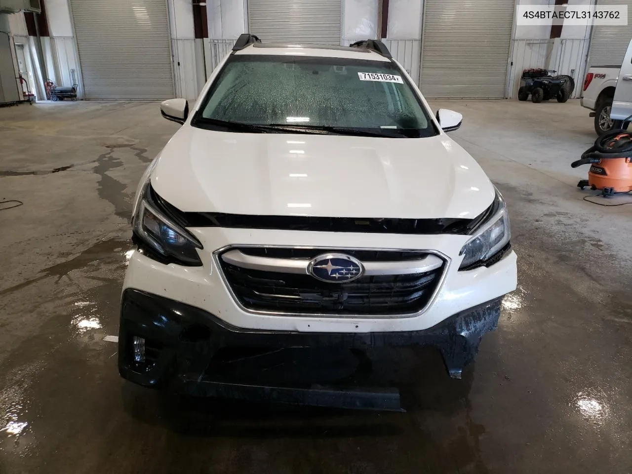 2020 Subaru Outback Premium VIN: 4S4BTAEC7L3143762 Lot: 71531034