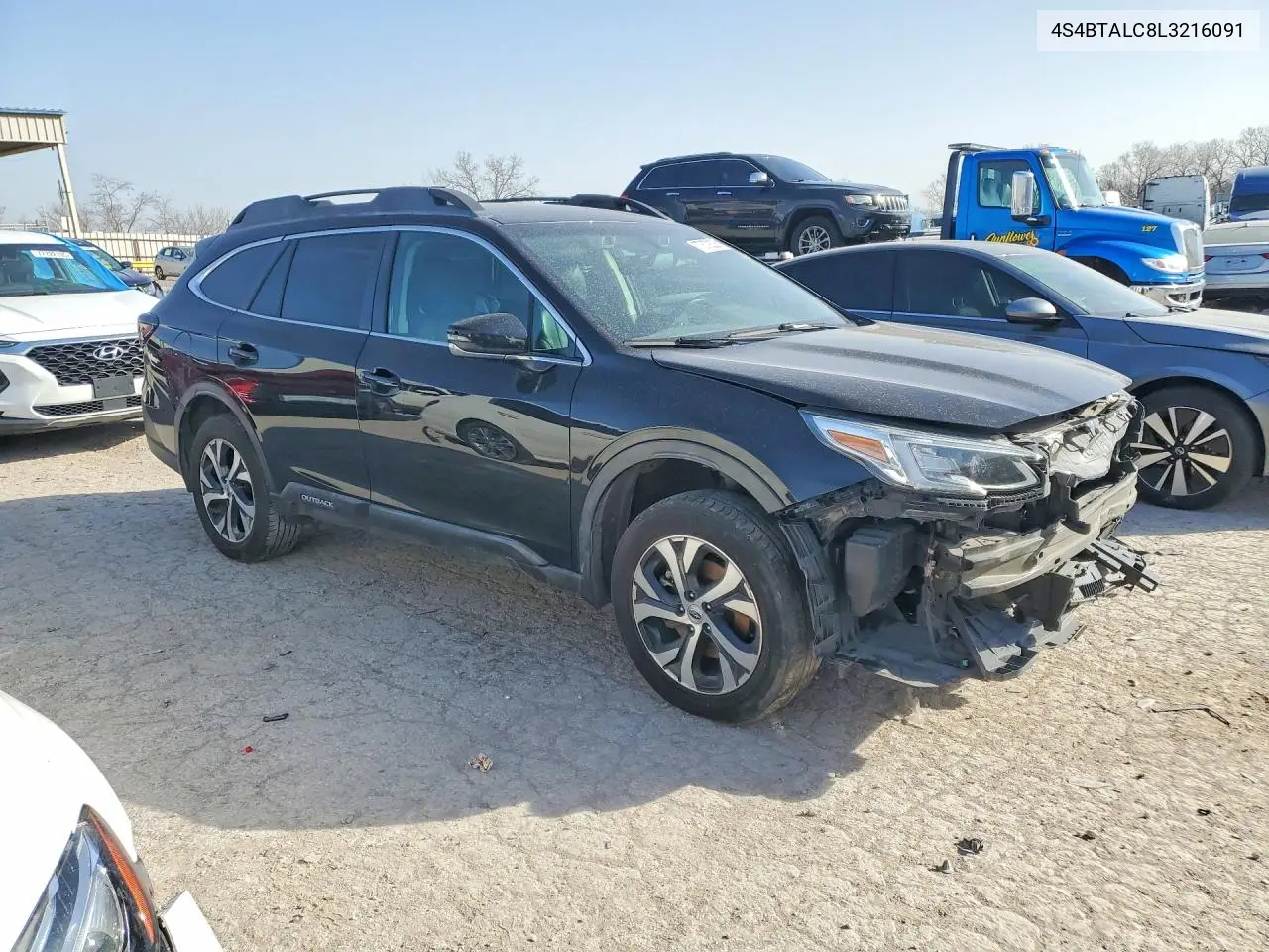 4S4BTALC8L3216091 2020 Subaru Outback Limited