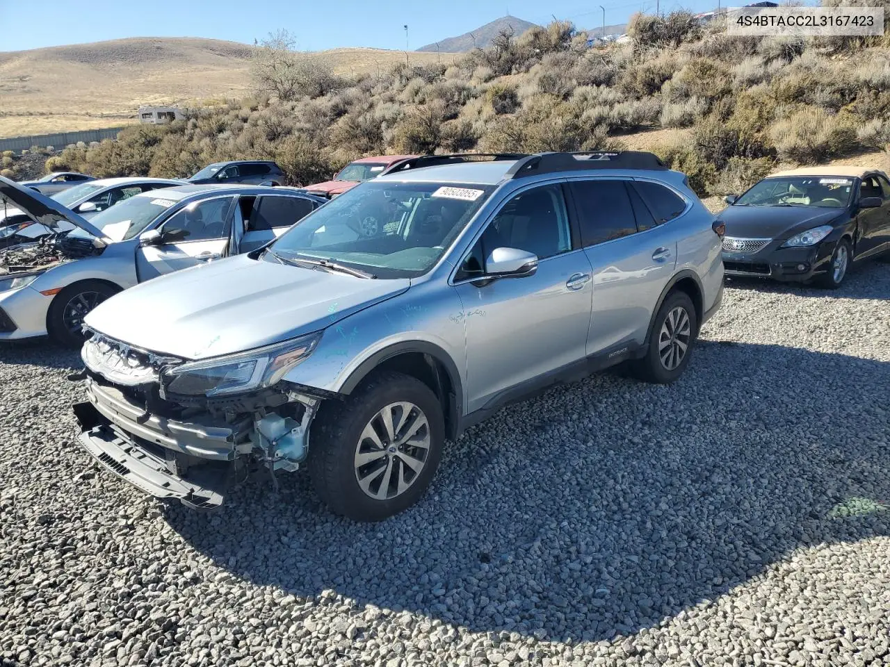 4S4BTACC2L3167423 2020 Subaru Outback Premium