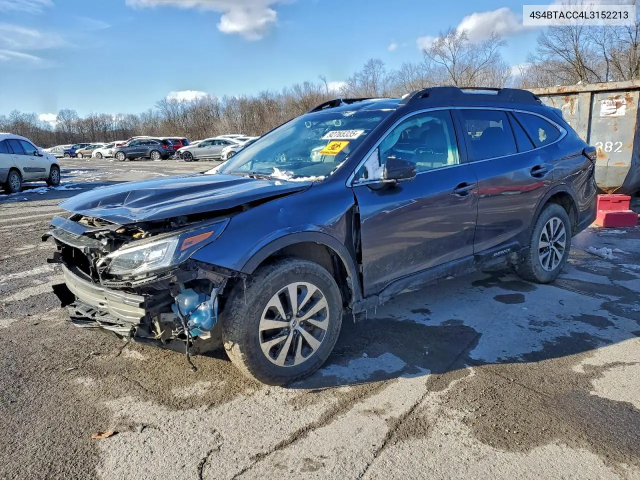4S4BTACC4L3152213 2020 Subaru Outback Premium