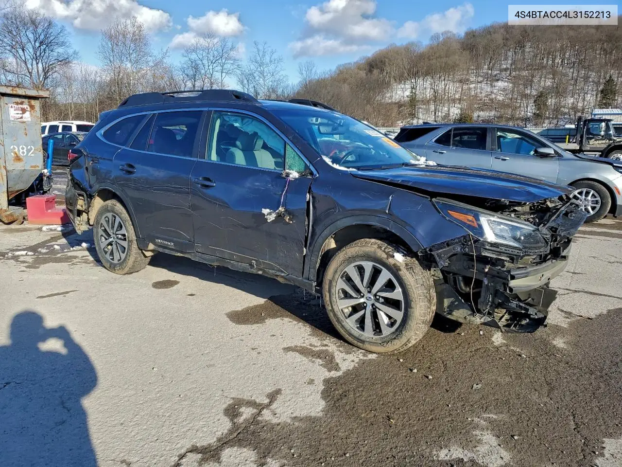 4S4BTACC4L3152213 2020 Subaru Outback Premium