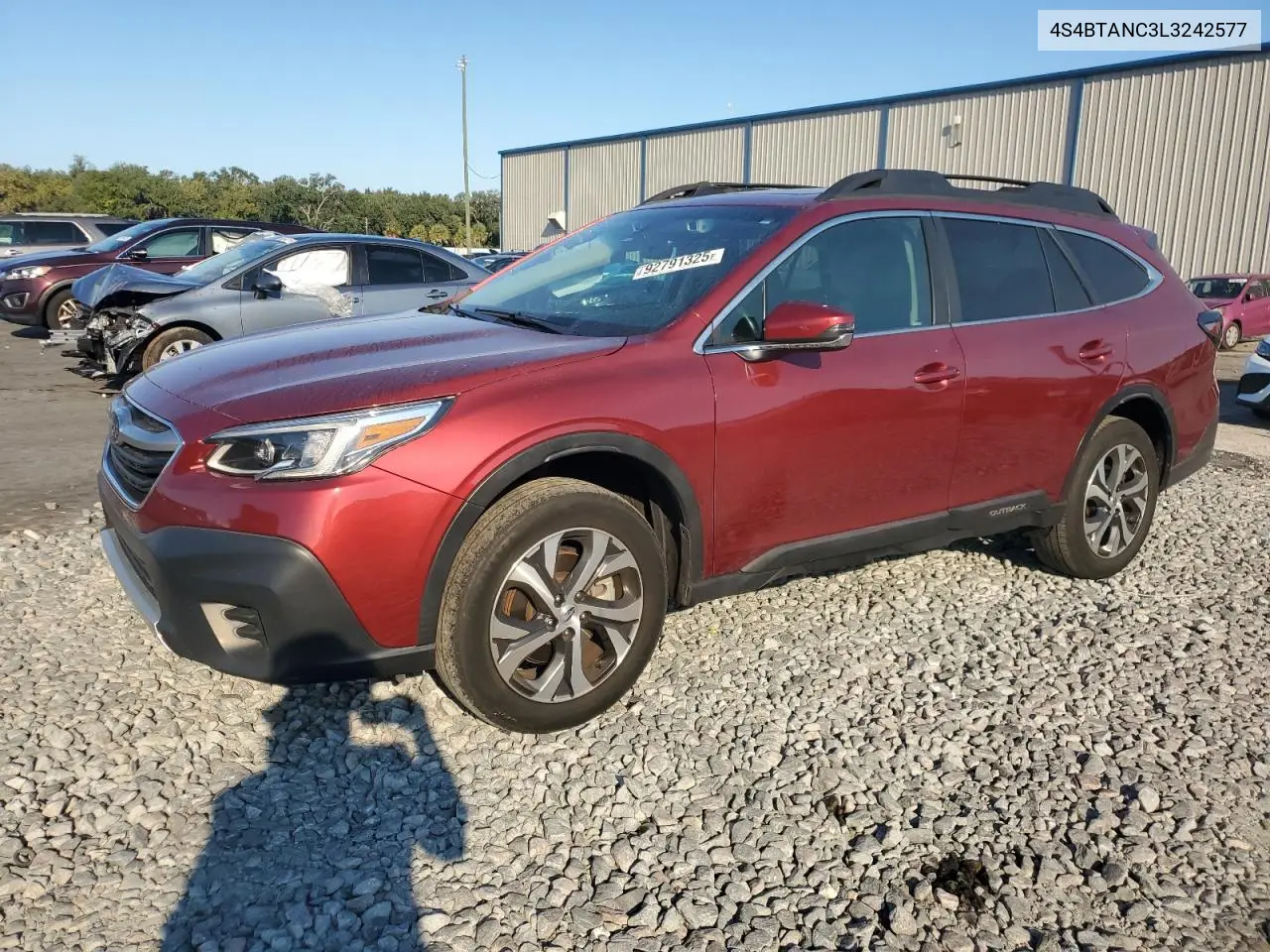 4S4BTANC3L3242577 2020 Subaru Outback Limited