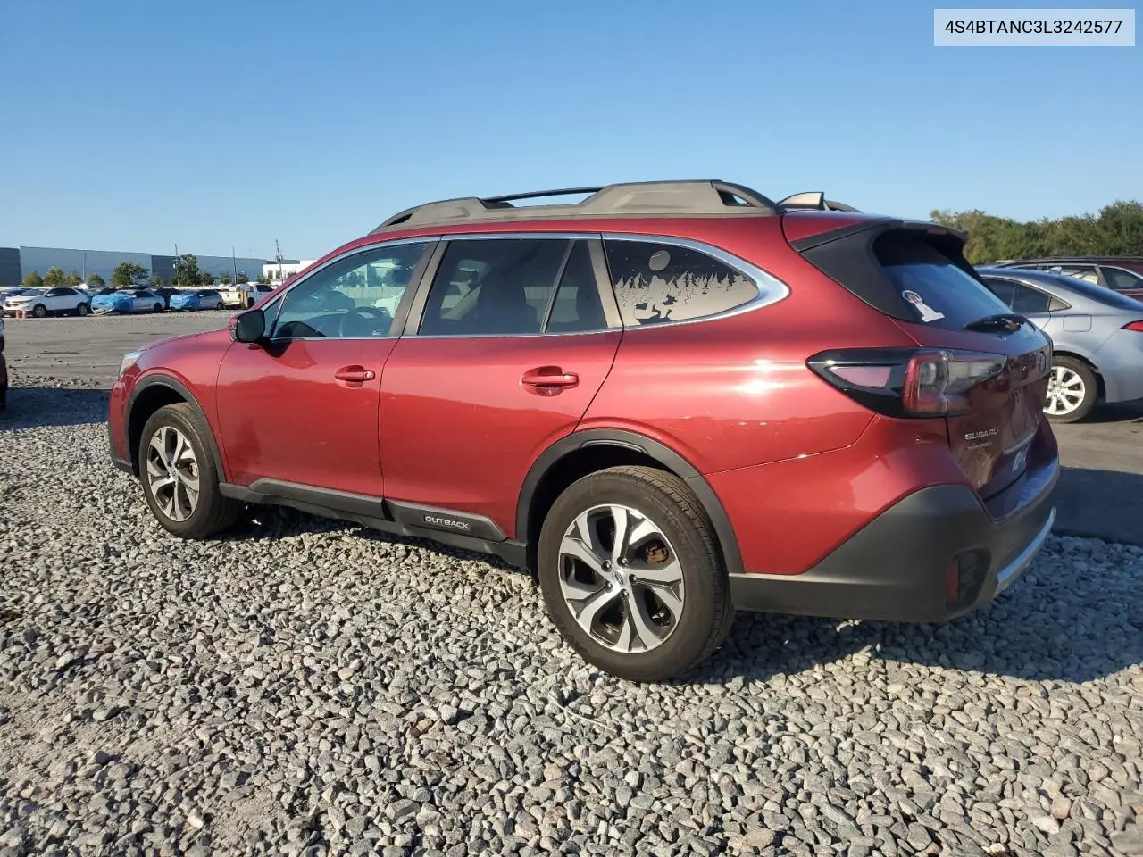 4S4BTANC3L3242577 2020 Subaru Outback Limited