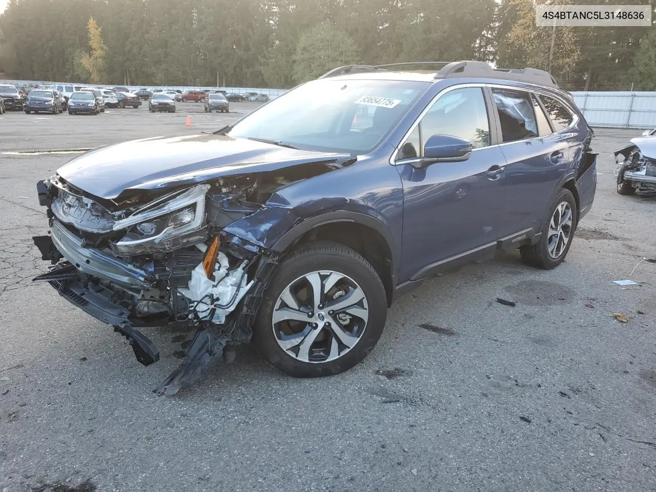 4S4BTANC5L3148636 2020 Subaru Outback Limited