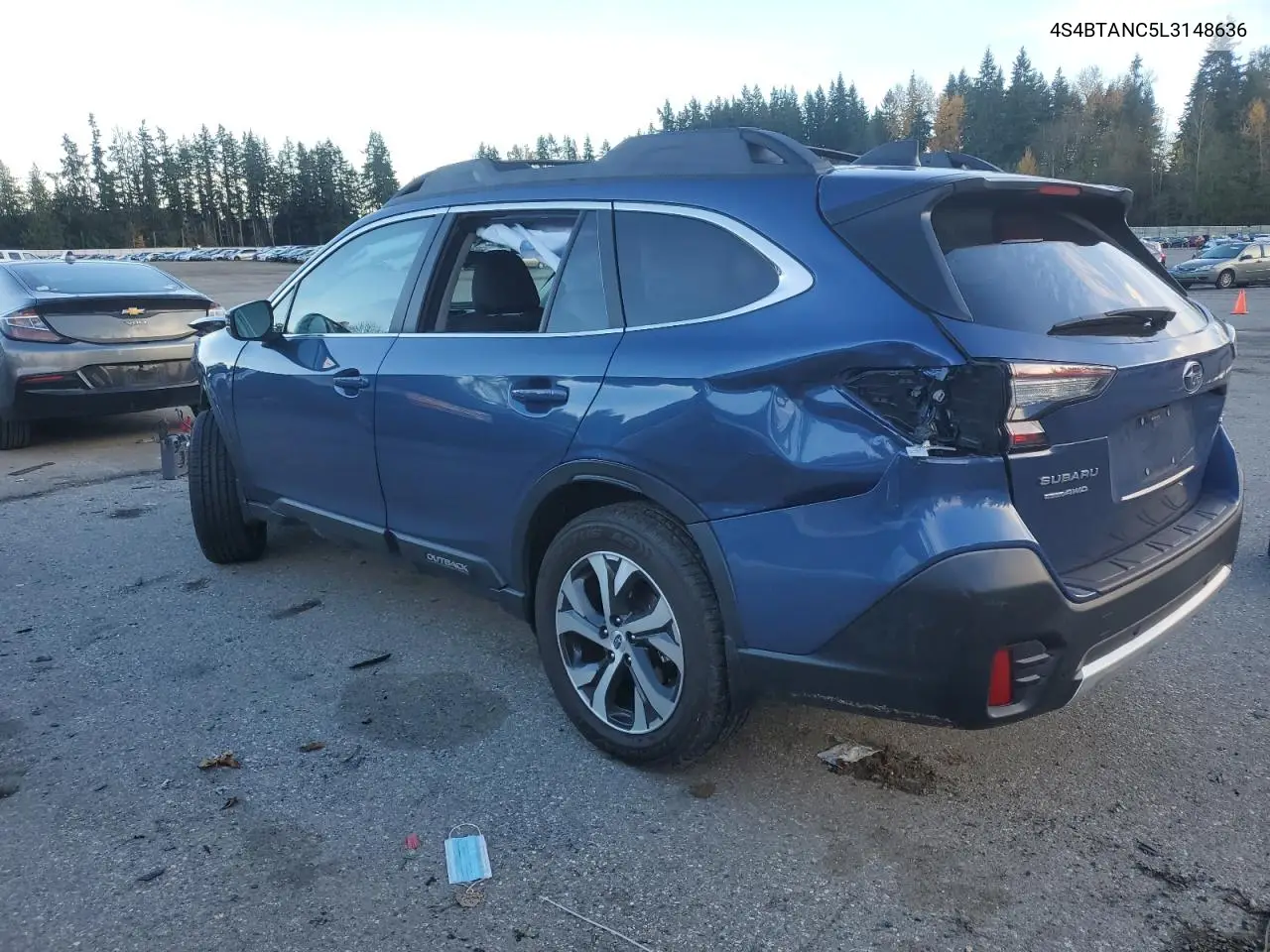 4S4BTANC5L3148636 2020 Subaru Outback Limited