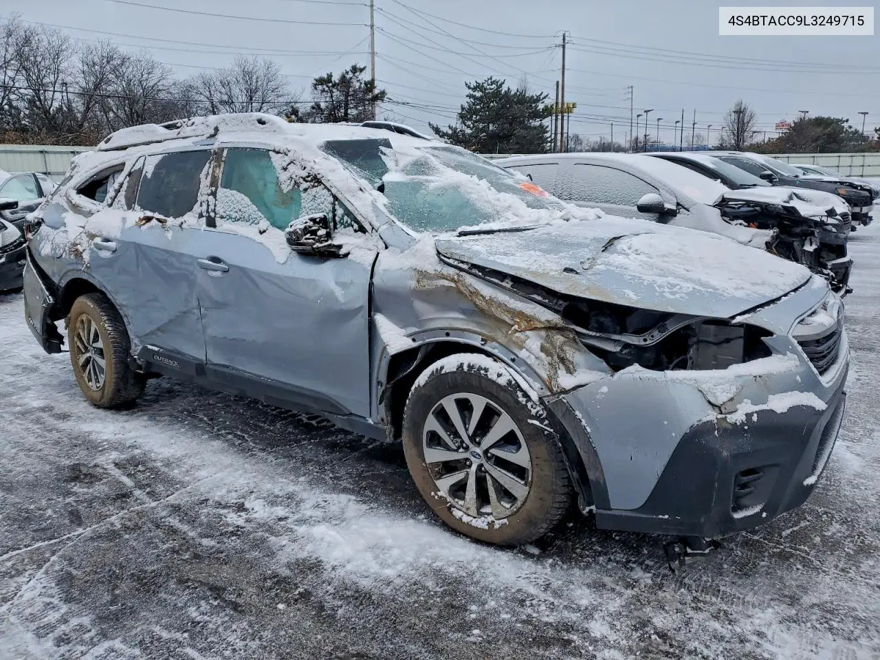 4S4BTACC9L3249715 2020 Subaru Outback Premium