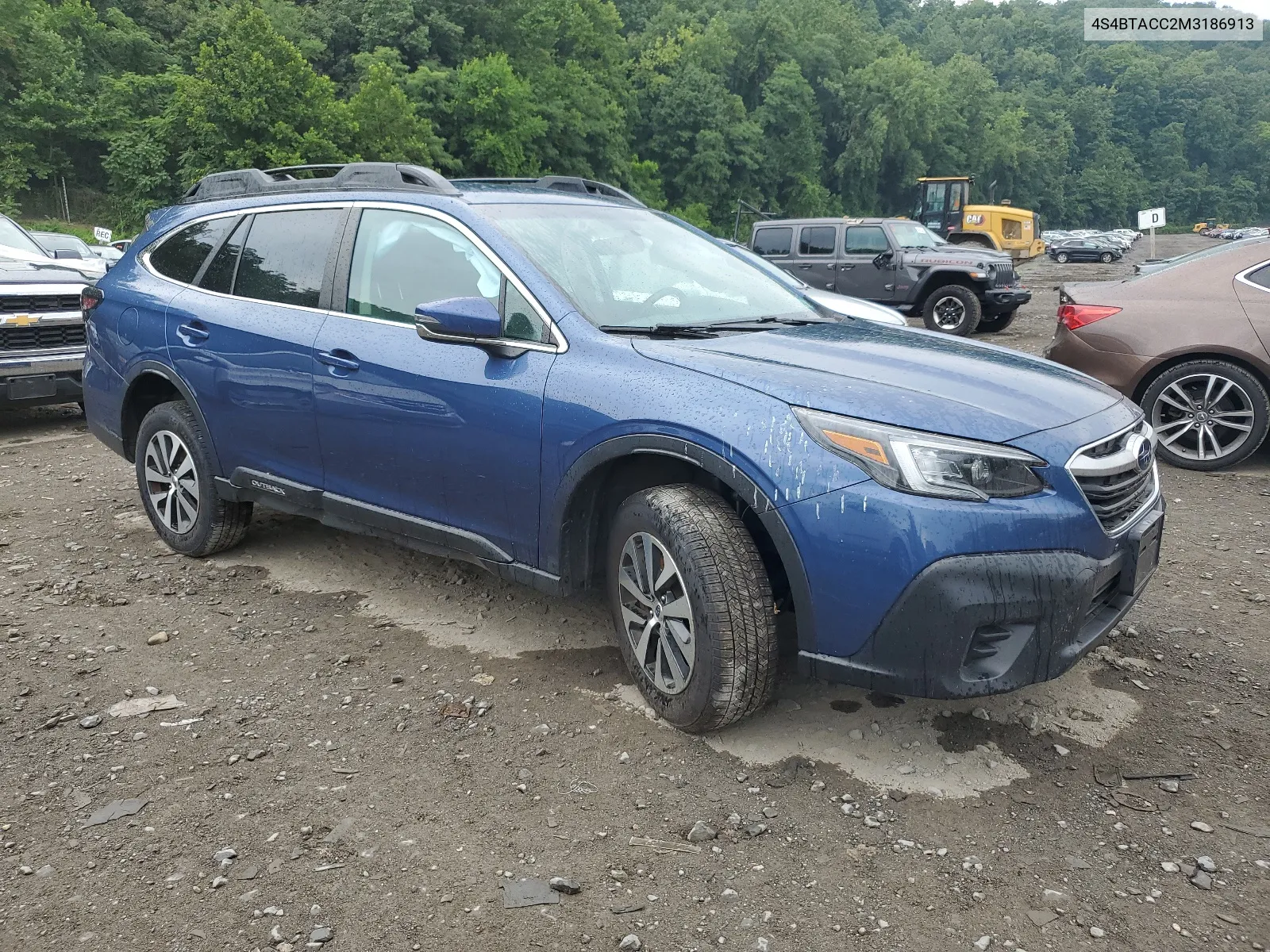 2021 Subaru Outback Premium VIN: 4S4BTACC2M3186913 Lot: 63560954