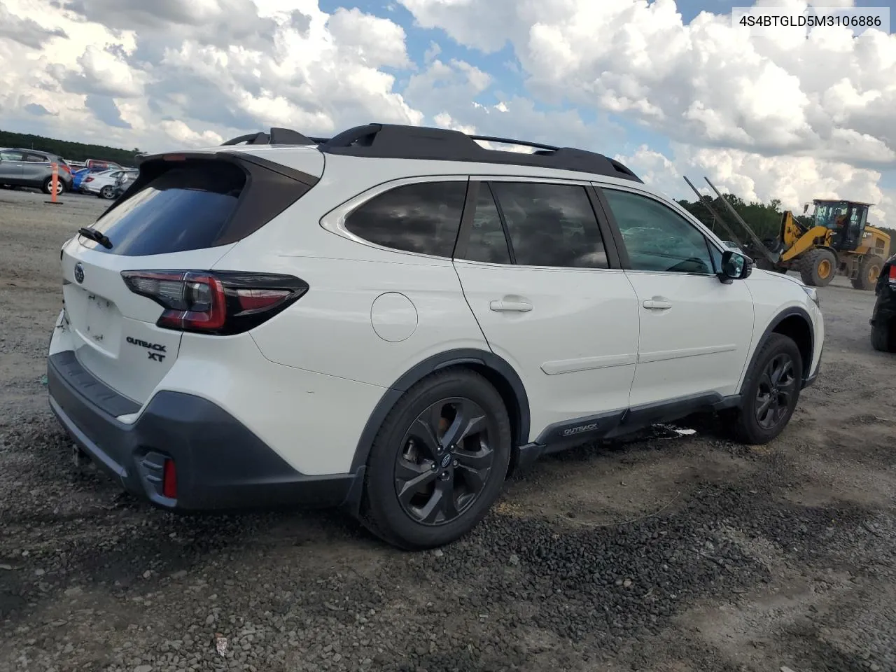 2021 Subaru Outback Onyx Edition Xt VIN: 4S4BTGLD5M3106886 Lot: 64217004