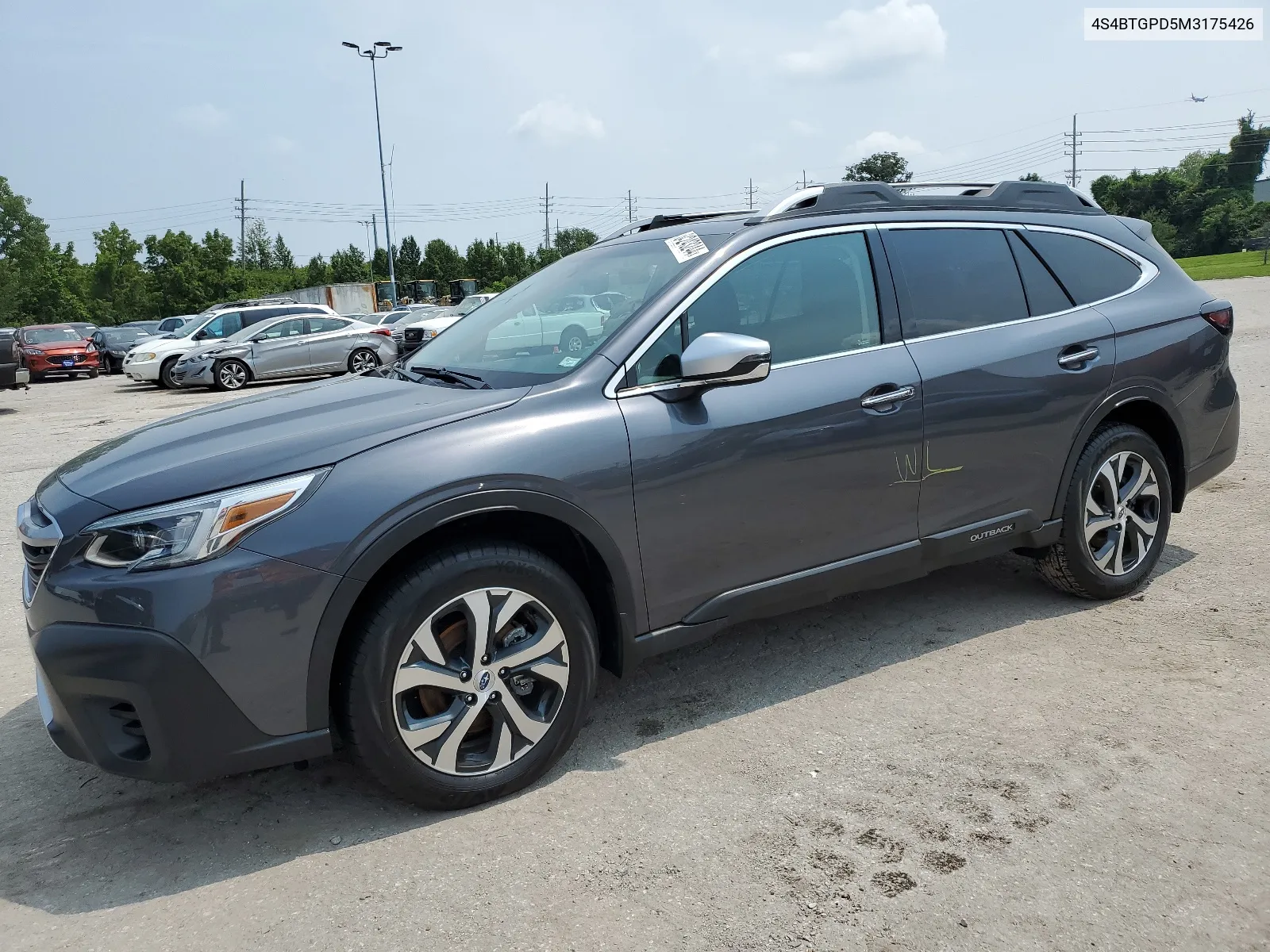 2021 Subaru Outback Touring VIN: 4S4BTGPD5M3175426 Lot: 64243244