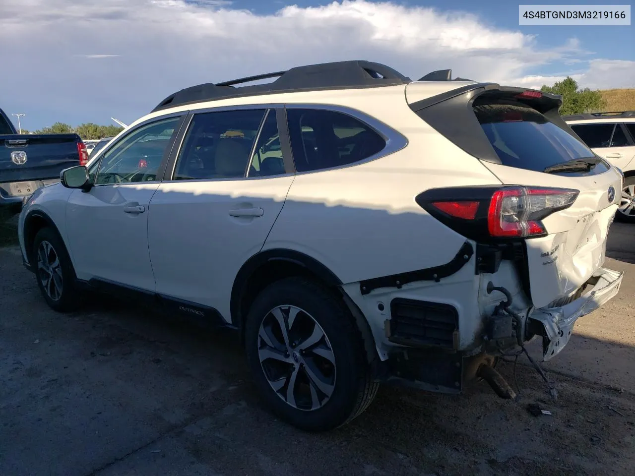 2021 Subaru Outback Limited Xt VIN: 4S4BTGND3M3219166 Lot: 66472924