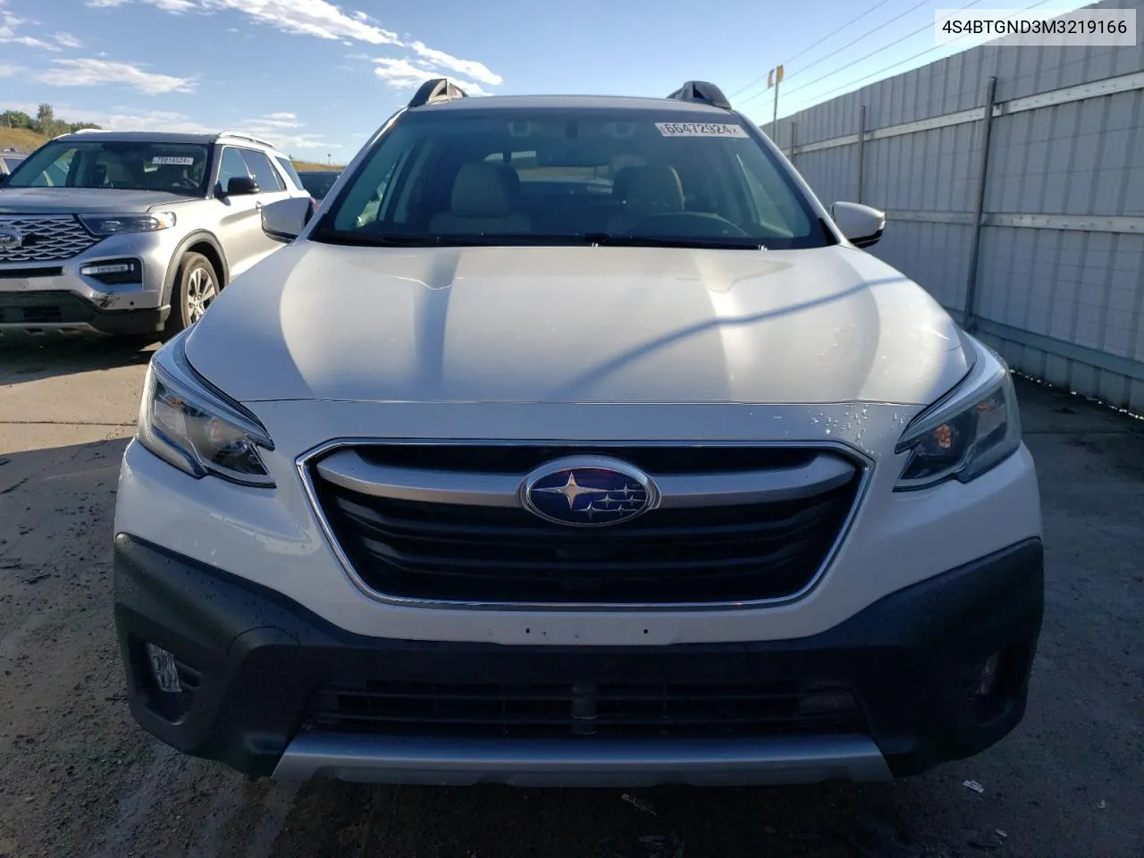 2021 Subaru Outback Limited Xt VIN: 4S4BTGND3M3219166 Lot: 66472924