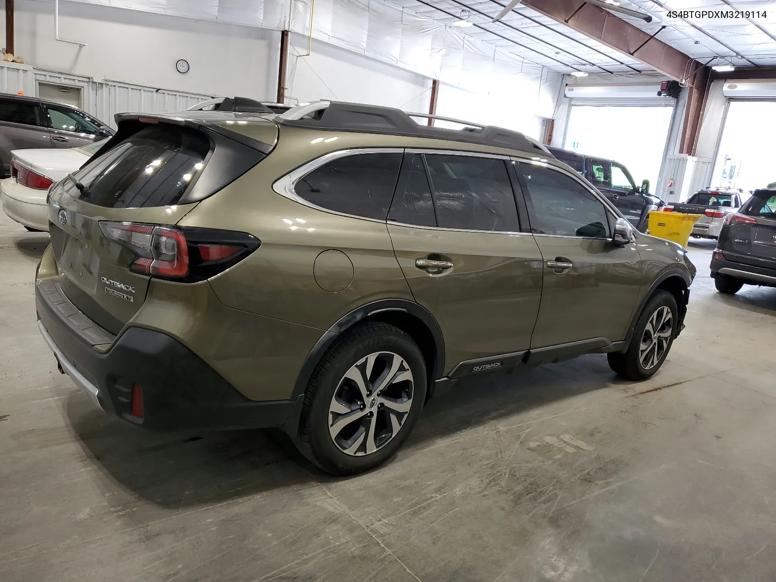 2021 Subaru Outback Touring VIN: 4S4BTGPDXM3219114 Lot: 66543254