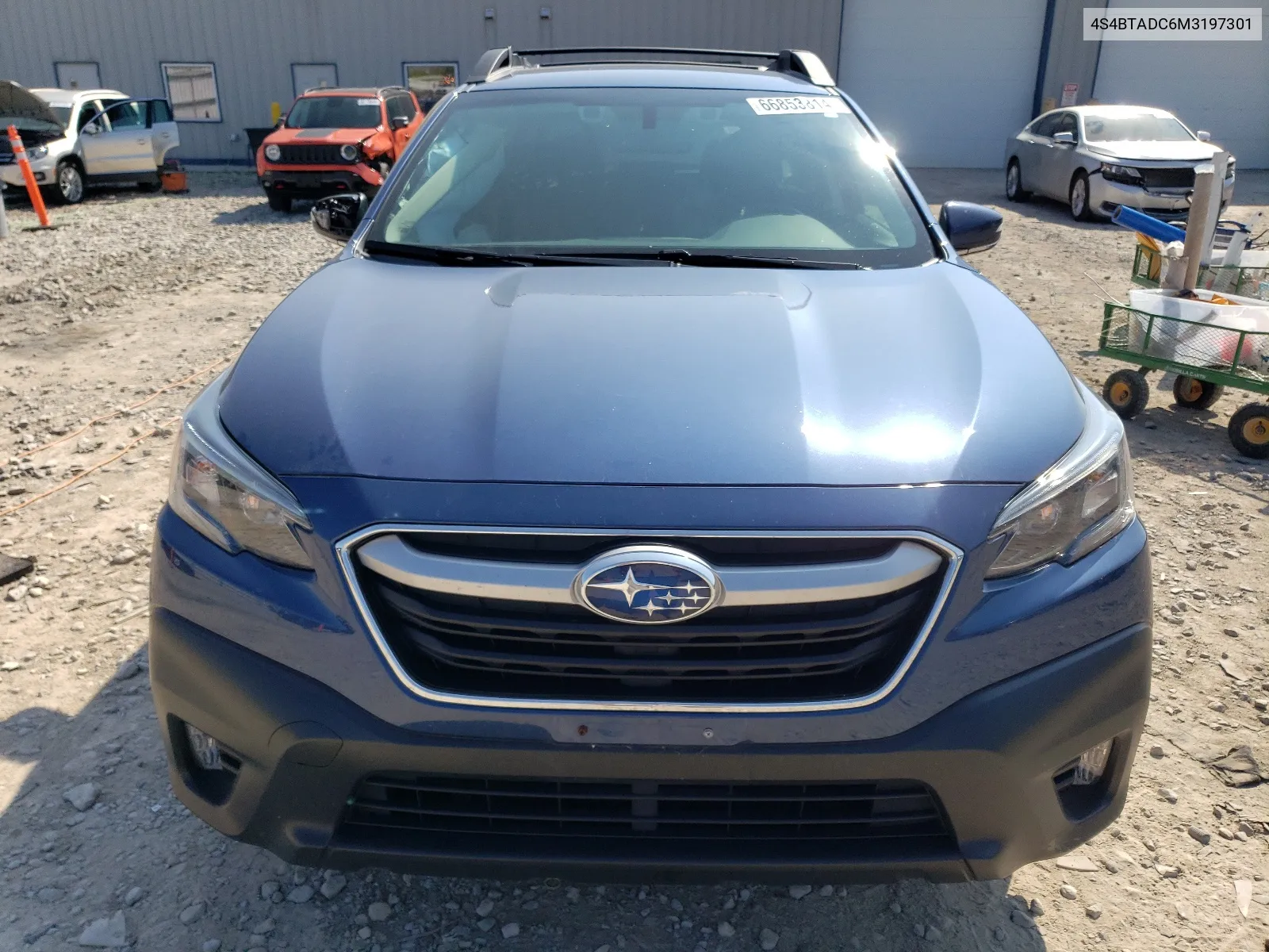 2021 Subaru Outback Premium VIN: 4S4BTADC6M3197301 Lot: 66853814