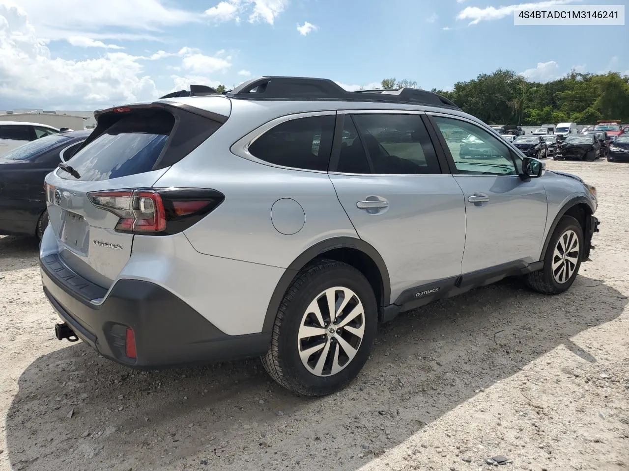 2021 Subaru Outback Premium VIN: 4S4BTADC1M3146241 Lot: 69997774