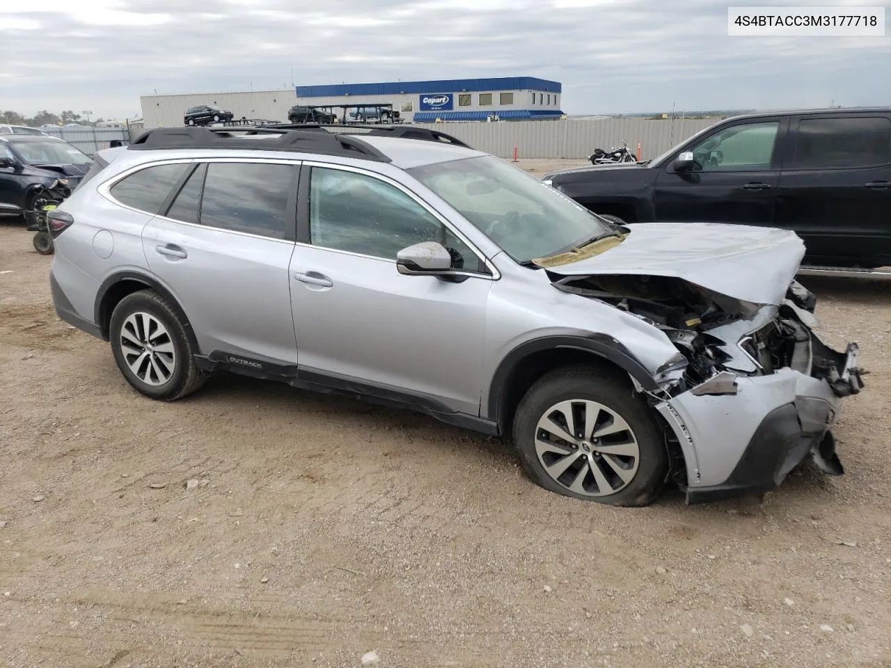 2021 Subaru Outback Premium VIN: 4S4BTACC3M3177718 Lot: 70484714