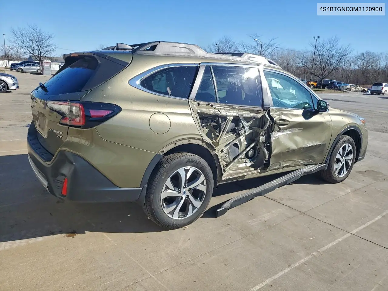 2021 Subaru Outback Limited Xt VIN: 4S4BTGND3M3120900 Lot: 72822735