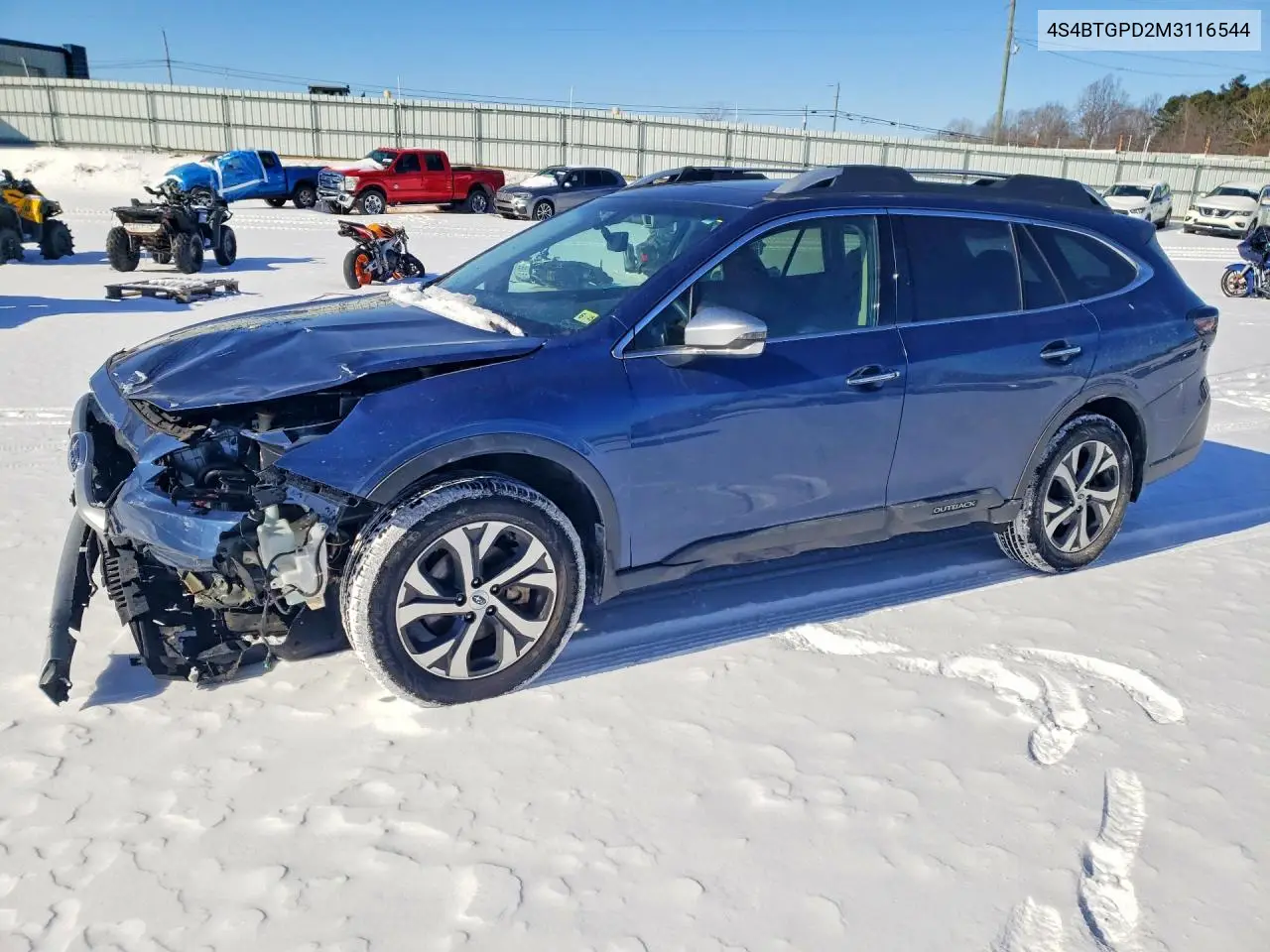 4S4BTGPD2M3116544 2021 Subaru Outback Touring