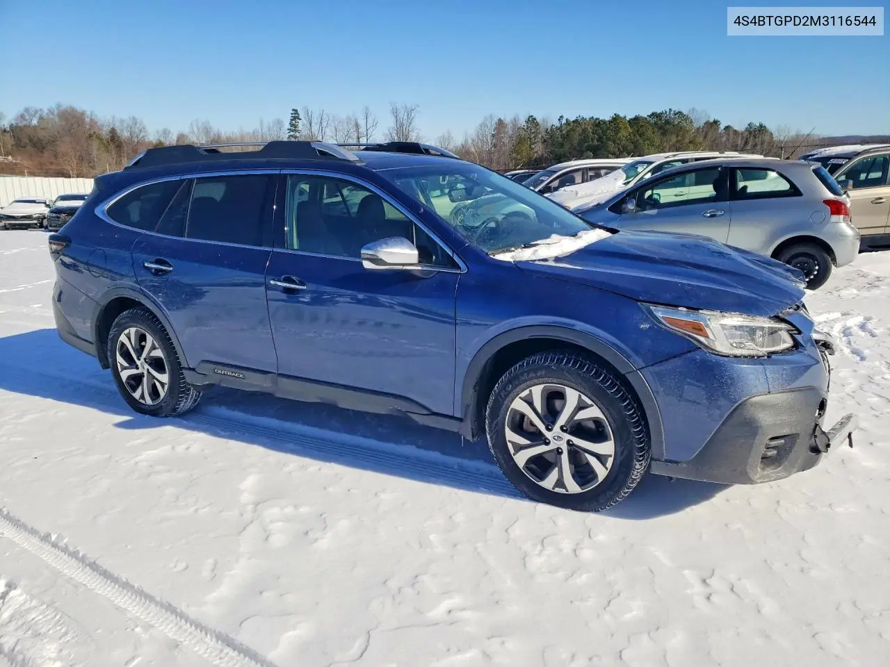 4S4BTGPD2M3116544 2021 Subaru Outback Touring