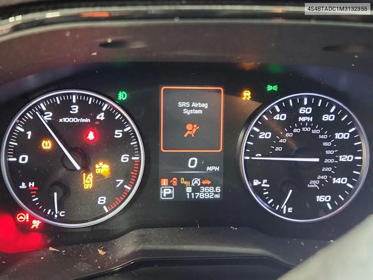 4S4BTADC1M3132355 2021 Subaru Outback Premium