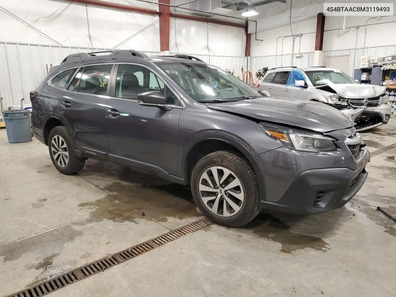 4S4BTAAC8M3119493 2021 Subaru Outback