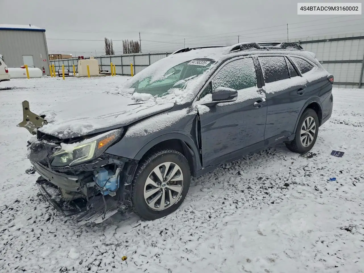 4S4BTADC9M3160002 2021 Subaru Outback Premium