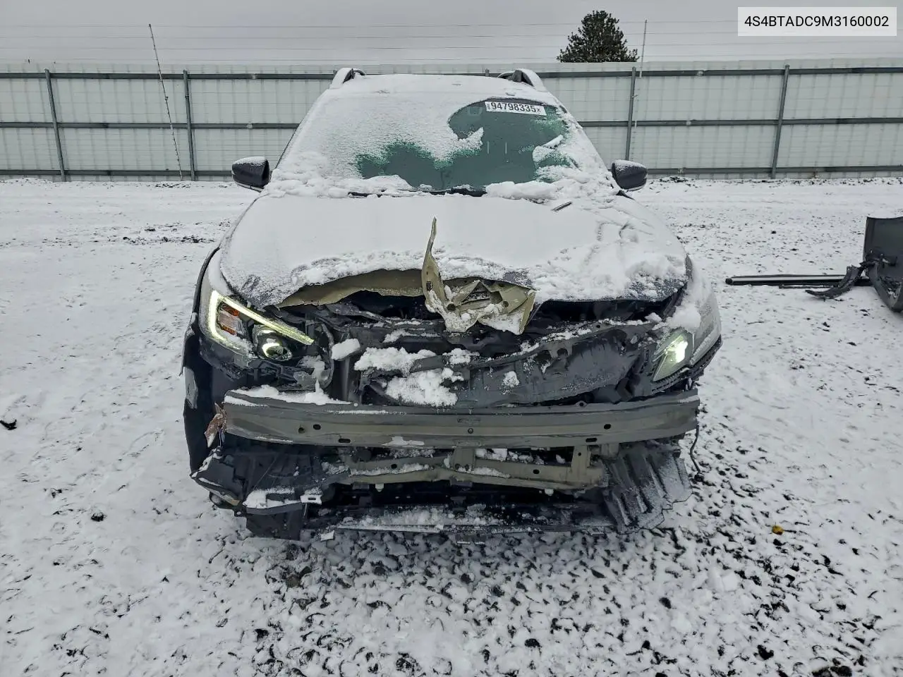 4S4BTADC9M3160002 2021 Subaru Outback Premium