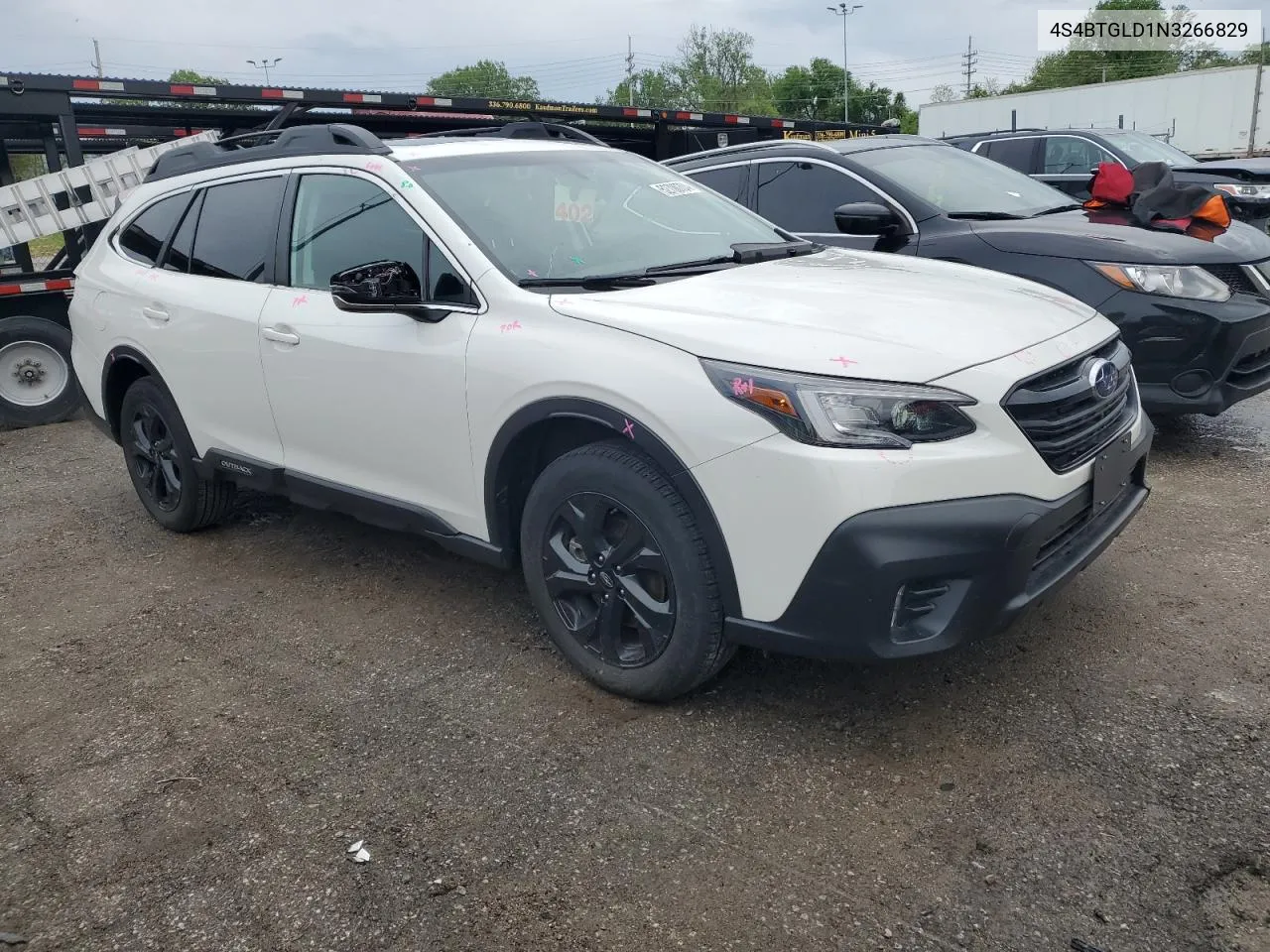 2022 Subaru Outback Onyx Edition Xt VIN: 4S4BTGLD1N3266829 Lot: 52700704