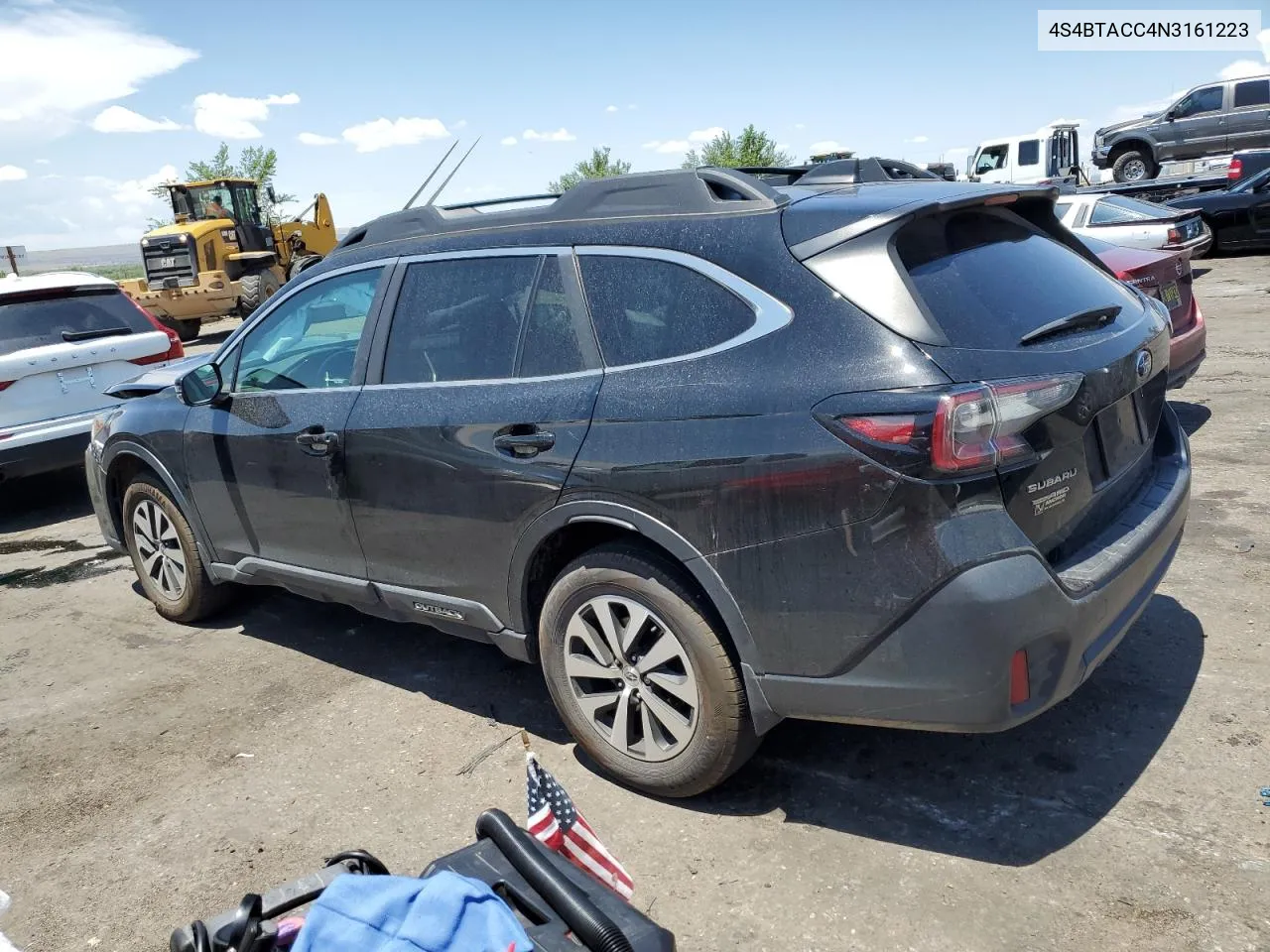 2022 Subaru Outback Premium VIN: 4S4BTACC4N3161223 Lot: 63505704