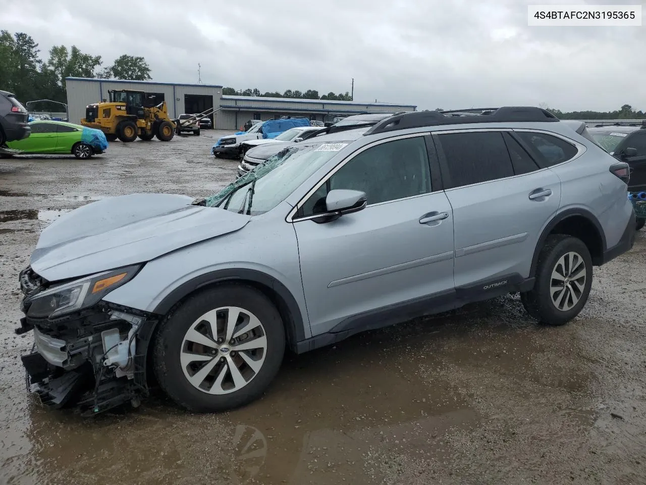 2022 Subaru Outback Premium VIN: 4S4BTAFC2N3195365 Lot: 66129894