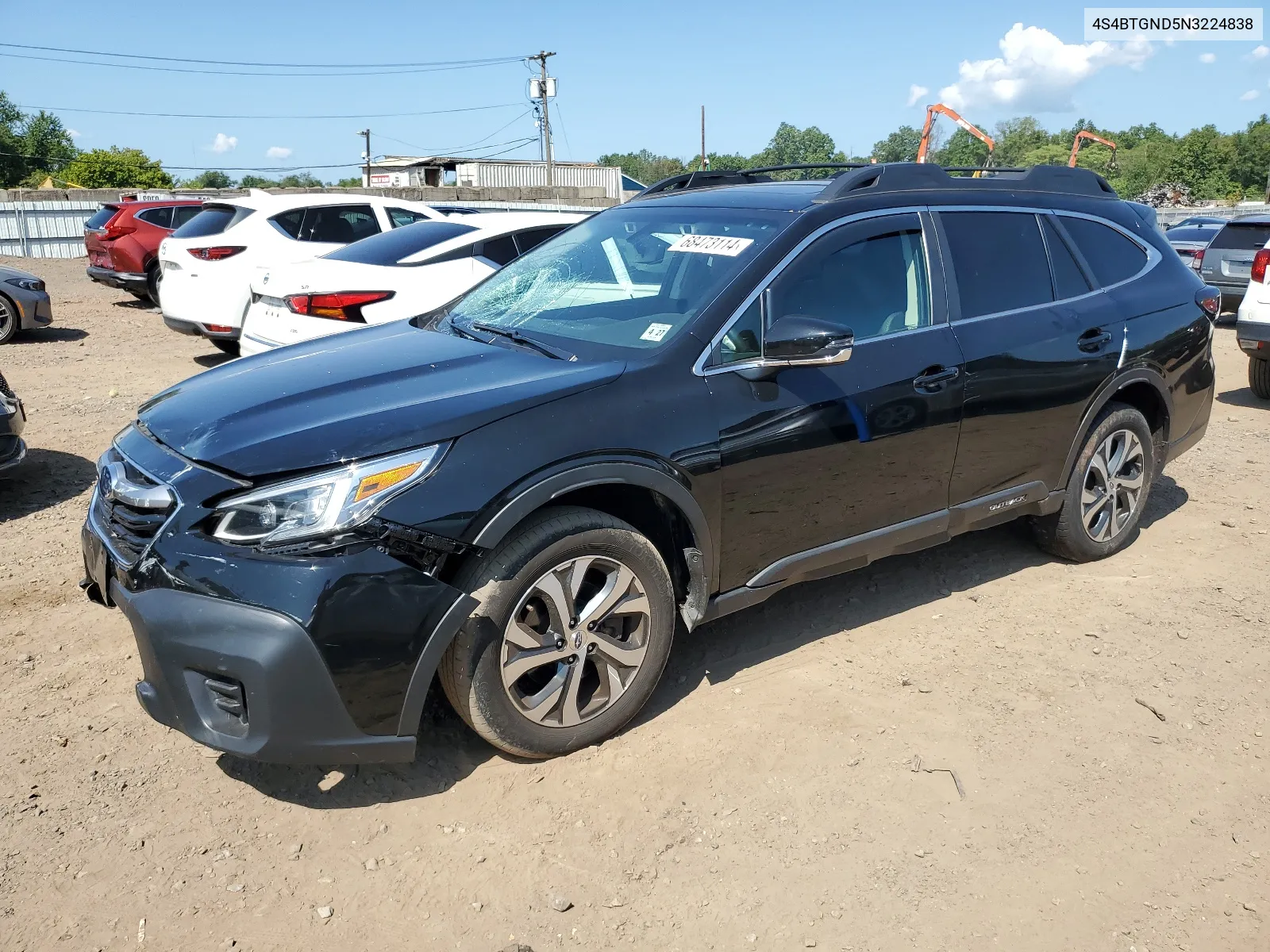 2022 Subaru Outback Limited Xt VIN: 4S4BTGND5N3224838 Lot: 68473114