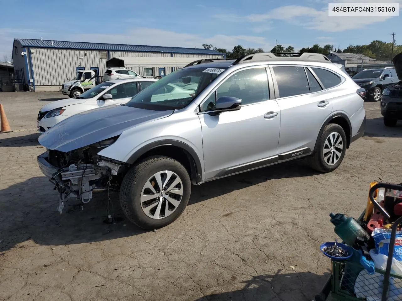 4S4BTAFC4N3155160 2022 Subaru Outback Premium