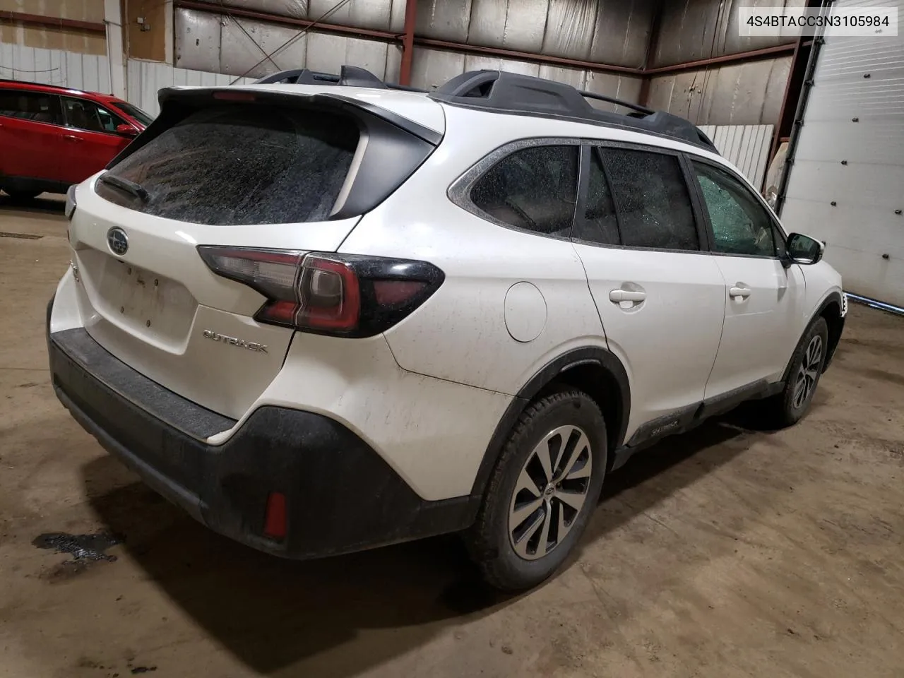 2022 Subaru Outback Premium VIN: 4S4BTACC3N3105984 Lot: 70841914