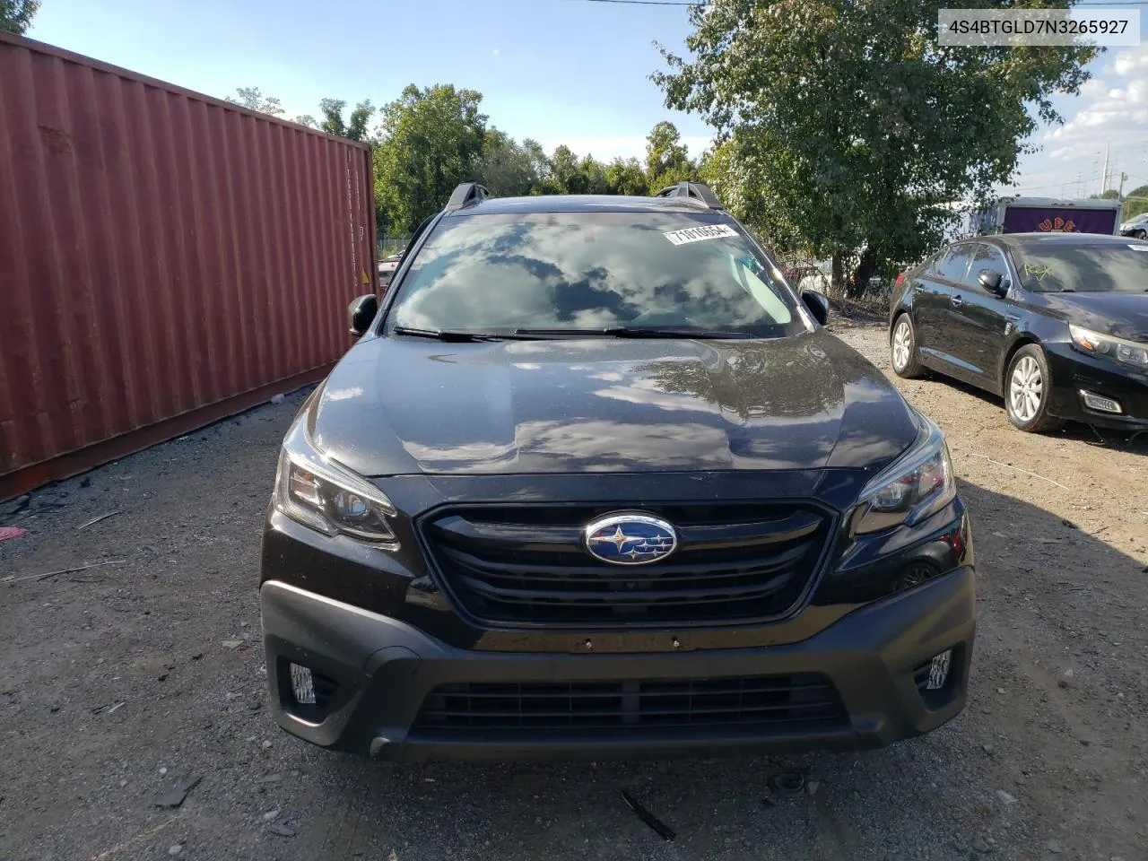 2022 Subaru Outback Onyx Edition Xt VIN: 4S4BTGLD7N3265927 Lot: 71010654