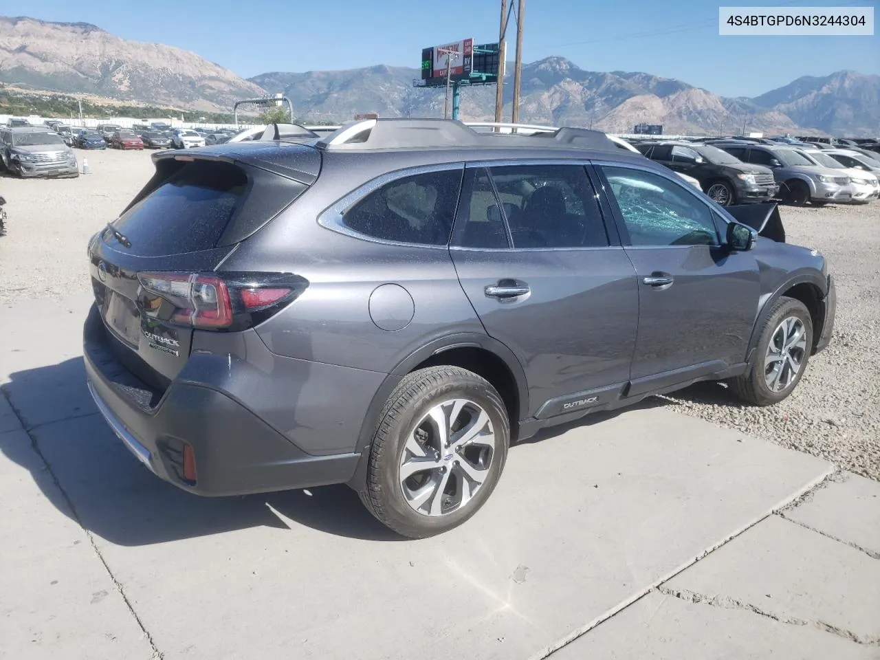 2022 Subaru Outback Touring VIN: 4S4BTGPD6N3244304 Lot: 71171244