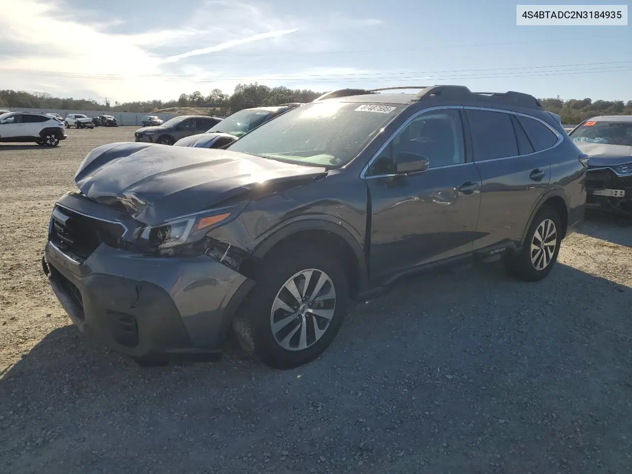 4S4BTADC2N3184935 2022 Subaru Outback Premium