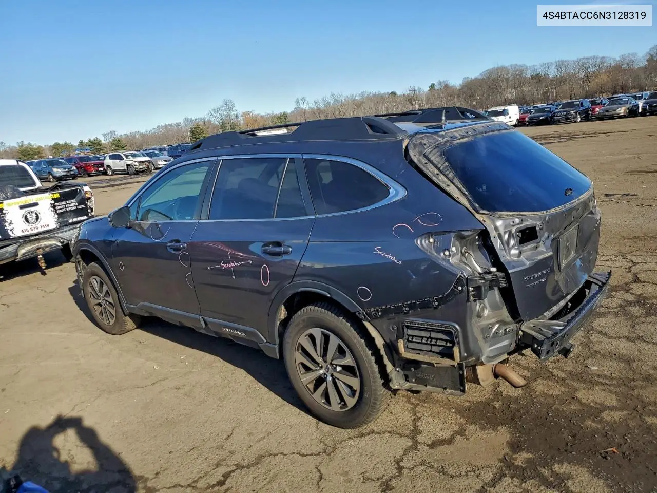 4S4BTACC6N3128319 2022 Subaru Outback Premium