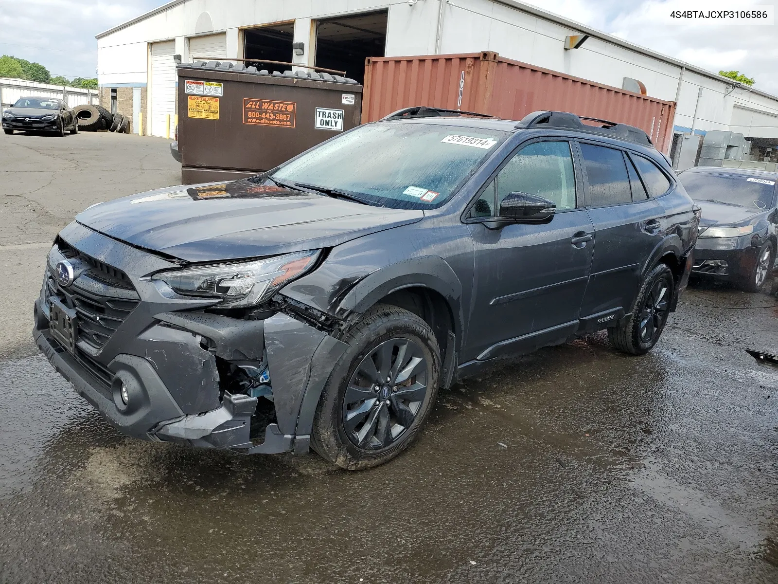 2023 Subaru Outback Onyx Edition VIN: 4S4BTAJCXP3106586 Lot: 57619314