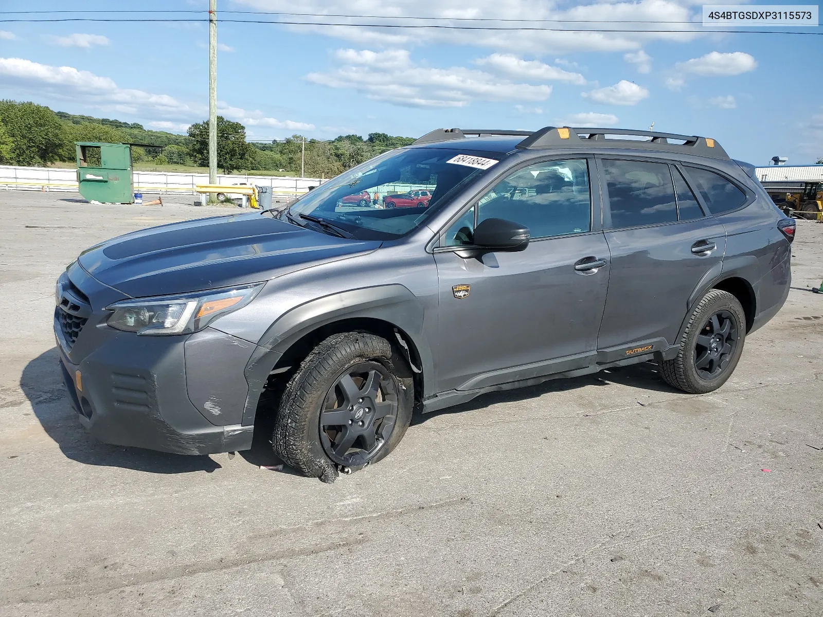 4S4BTGSDXP3115573 2023 Subaru Outback Wilderness