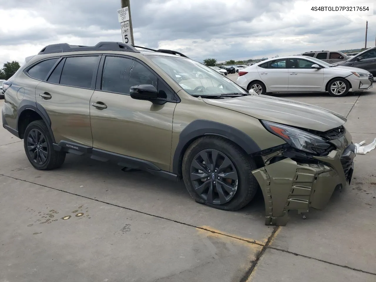 2023 Subaru Outback Onyx Edition Xt VIN: 4S4BTGLD7P3217654 Lot: 71000804