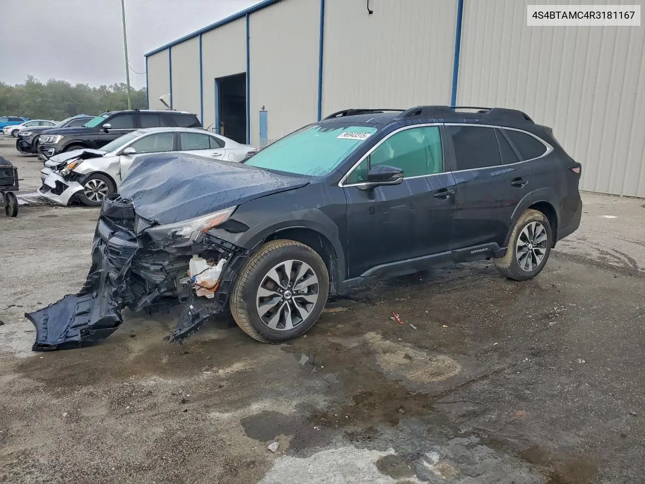 4S4BTAMC4R3181167 2024 Subaru Outback Limited