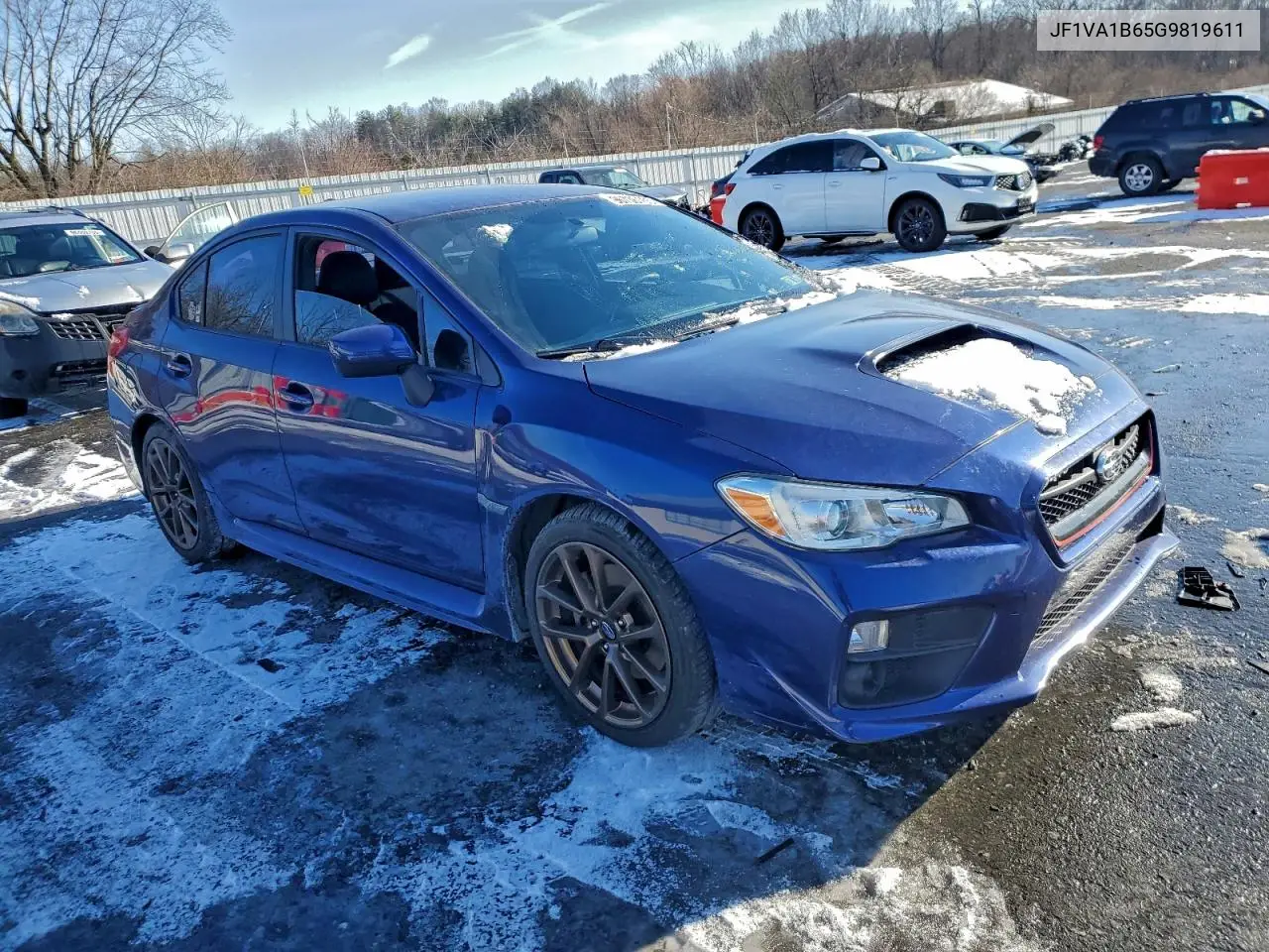 JF1VA1B65G9819611 2016 Subaru Wrx