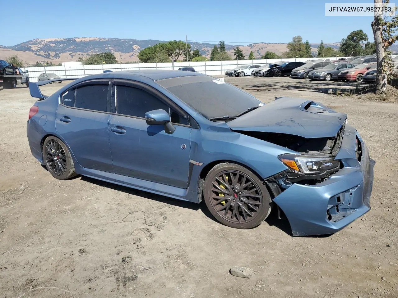 JF1VA2W67J9827183 2018 Subaru Wrx Sti Limited