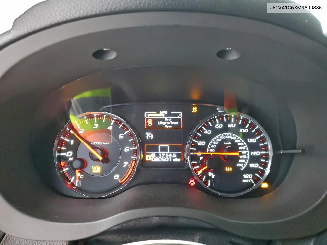 JF1VA1C6XM9800885 2021 Subaru Wrx Premium