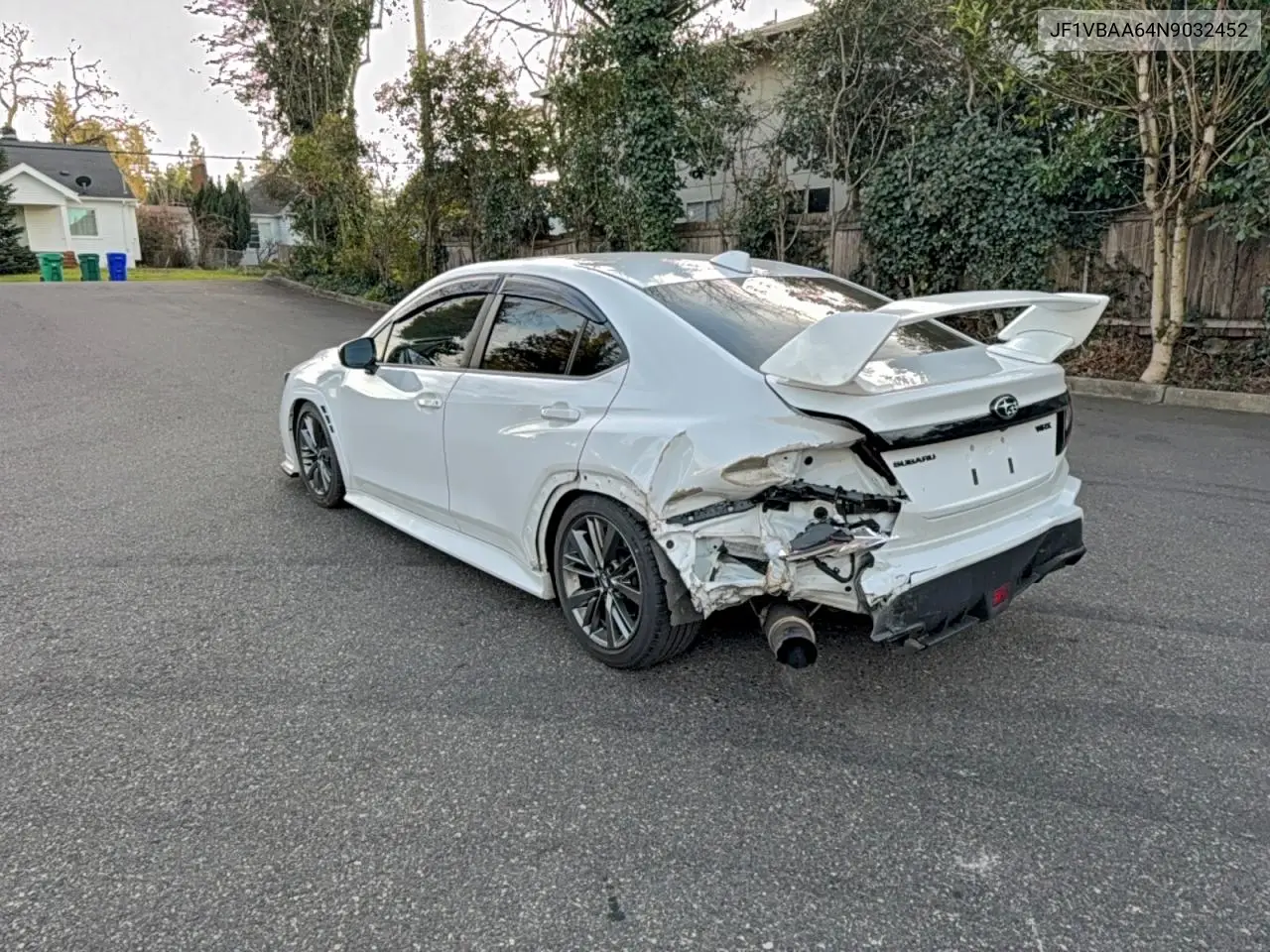 JF1VBAA64N9032452 2022 Subaru Wrx