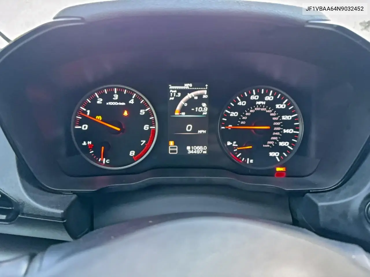 JF1VBAA64N9032452 2022 Subaru Wrx