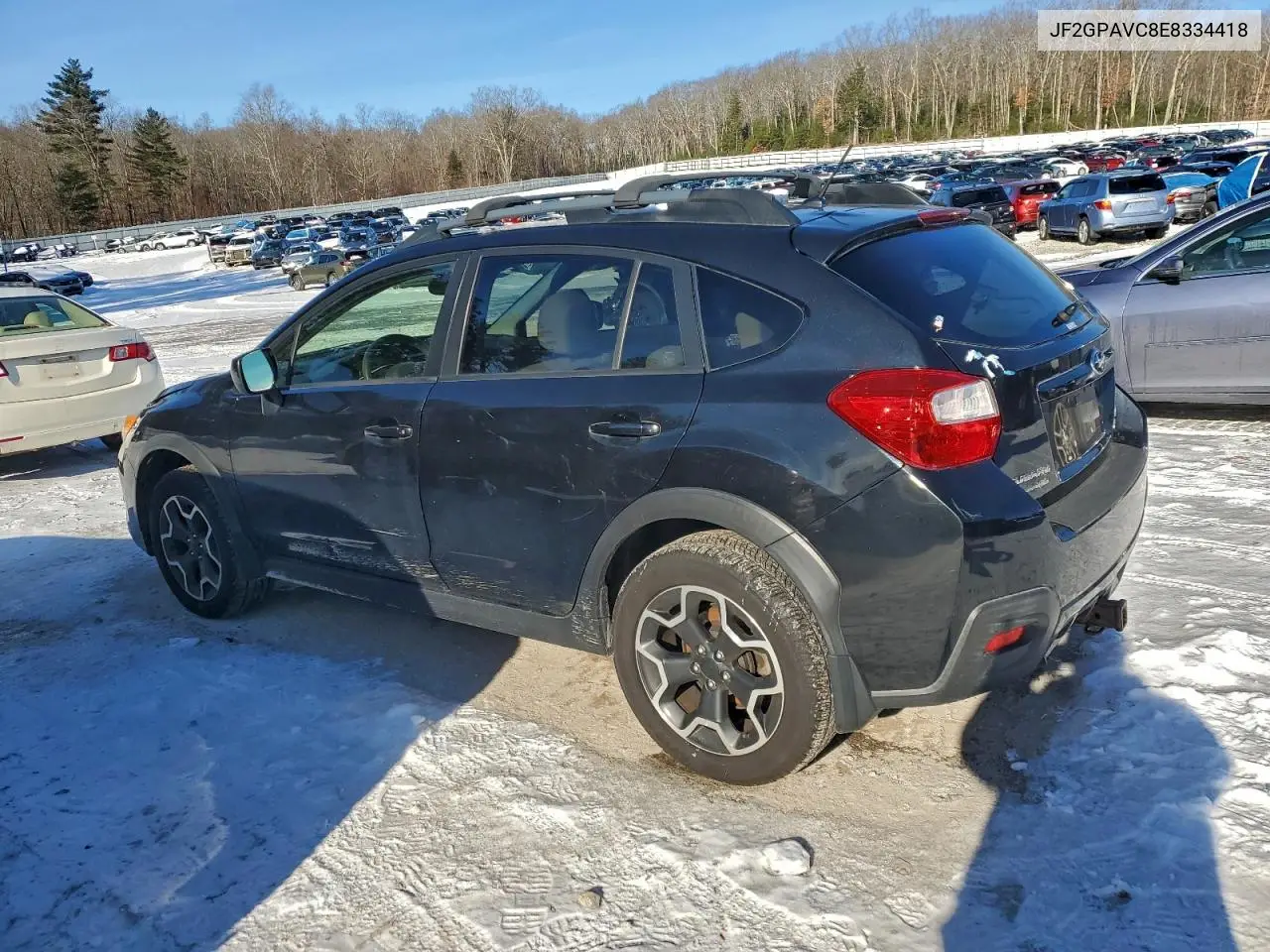JF2GPAVC8E8334418 2014 Subaru Xv Crosstrek 2.0 Premium